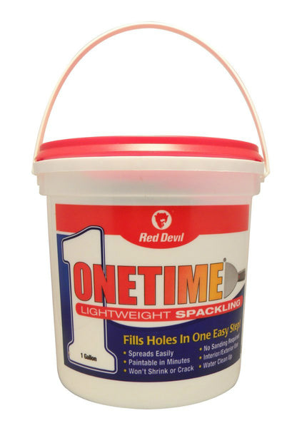 Red Devil® 0541 Onetime® Lightweight Spackling, Pre-Mixed Formula, 1 Gallon