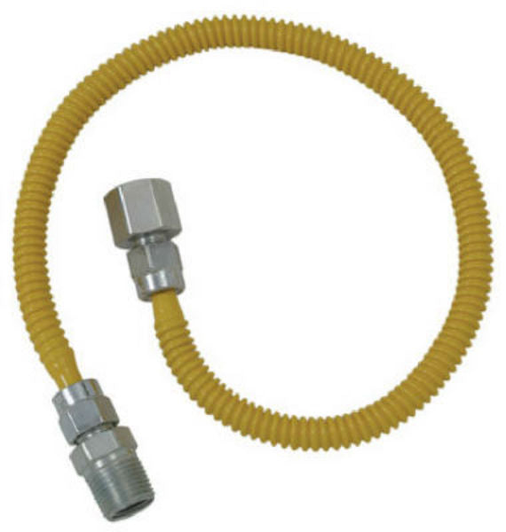 BrassCraft CSSL54-48 Stainless Steel Gas Connector, 48"