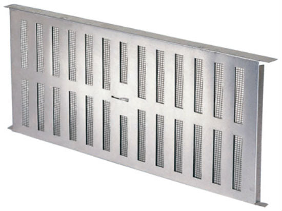 Air Vent FA109000 Foundation Vent with Slider, Aluminum, Mill Finish