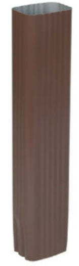 Amerimax 2507519 Downspout Extension, 2" x 3" x 15", Brown