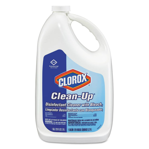 Clorox 35420 Commercial Solutions Clean-Up Disinfectant Cleaner w/Bleach,128 Oz