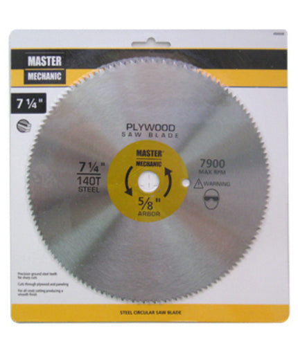 Master Mechanic 494948 Cutting Plywood Circular Saw Blade, 7-1/4", 140 Teeth