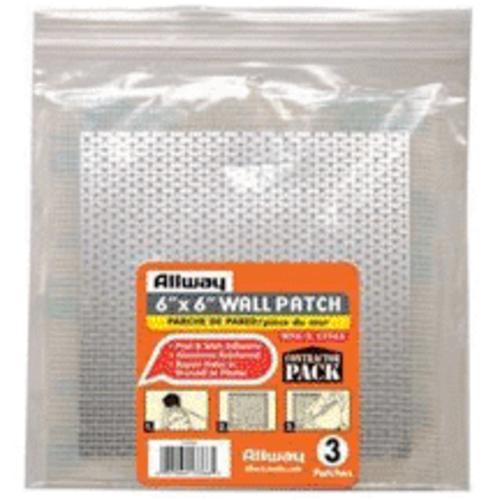 Allway Tools WP6-3 Drywall Patch, 6" x 6"