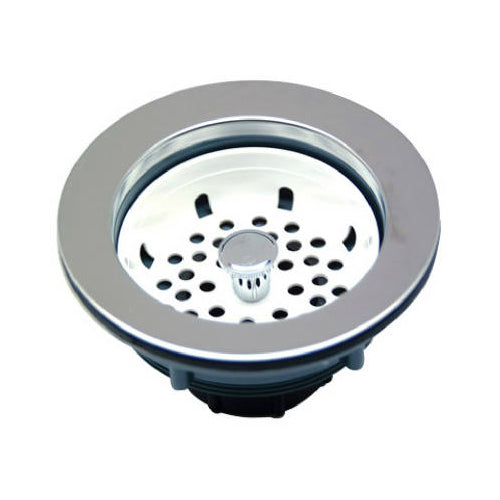 Master Plumber 495-770 Basket Sink Strainer for Drains, 3-1/2"