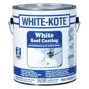 Gardner® SK-7001 White-Kote™ Elastomeric Roof Coating, White, 1 Gallon