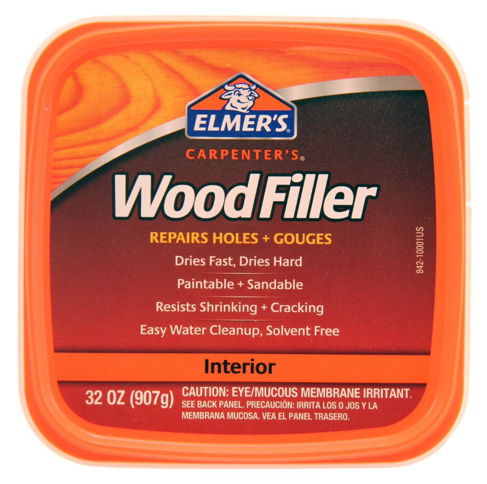 Elmer's E842L General Purpose Indoor Wood Filler, 1 Qt