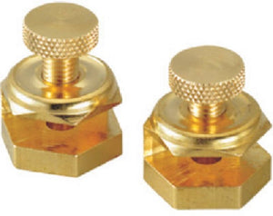 Johnson Level 405 Stair/Square Gauge Set, Brass, 2/Card
