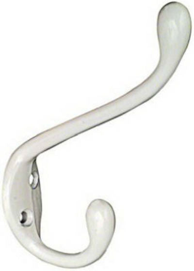 National Hardware® N266-056 Heavy-Duty Garment Hook, White