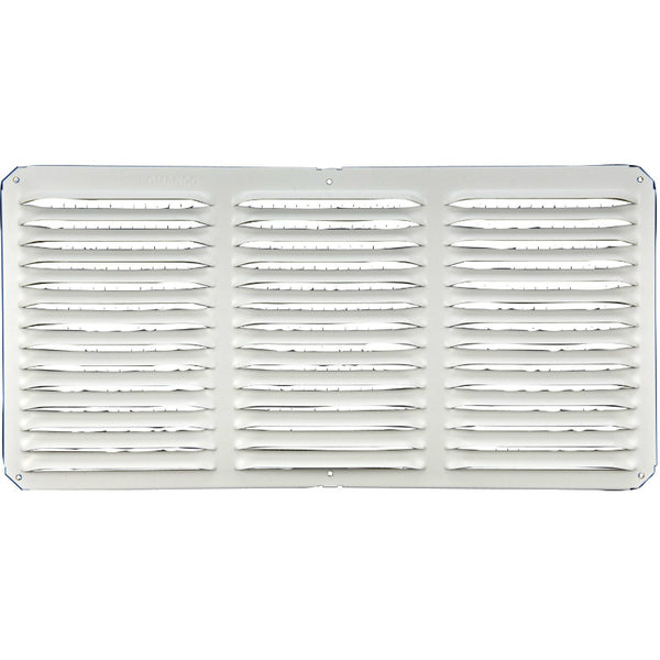 Lomanco® C816-W C-Series Under Eave Cornice Vent, 8" x 16", White