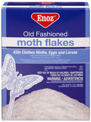 Enoz E10 Old Fashinoed Moth Flakes, 14 Oz