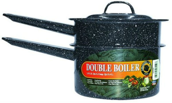 Granite-Ware® 6150 Porcelain-On-Steel Double Boiler, 1.5 Qt