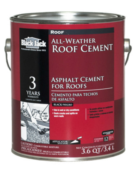Black Jack® 6230-9-34 All-Weather Roof Cement, 3.6 Qt