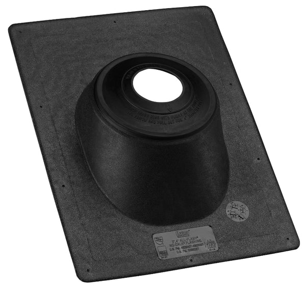 Oatey® 11919 All-Flash® No-Calk® Roof Flashing, Thermoplastic Base, 1.5" – 3"