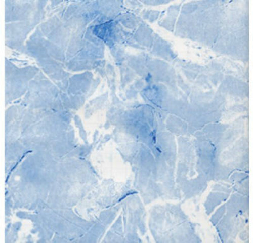 Magic Cover® 03-638-12 Adhesive Liner, 18" x 9', Marble Baby Blue
