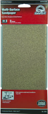 Gator 5053 Multi-Purpose Sandpaper, 60 Grit, 4.5" x 11"