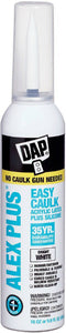 Dap 18736 Alex Plus Easy Caulk Acrylic Latex Caulk Plus Silicone, 16 Oz, White