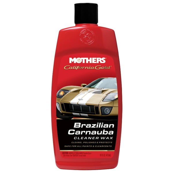 Mothers® 05701 California Gold® Brazilian Carnauba Cleaner Wax, 16 Oz
