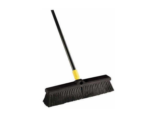 Quickie® BULLDOZER® 00523 Soft-Sweep Indoor/Outdoor Pushbroom, 18"