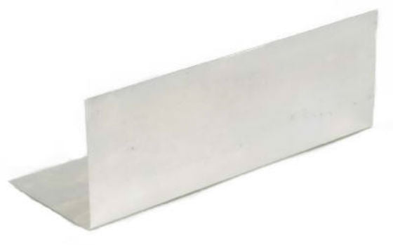 Amerimax 68707 Aluminum Prebent Flashing Shingle, 2.5" x 2.5" x 7"