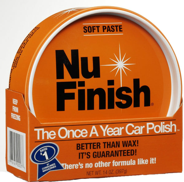 Nu Finish NF-76 The Once-A-Year Car Polish, Soft Paste, 14 Oz