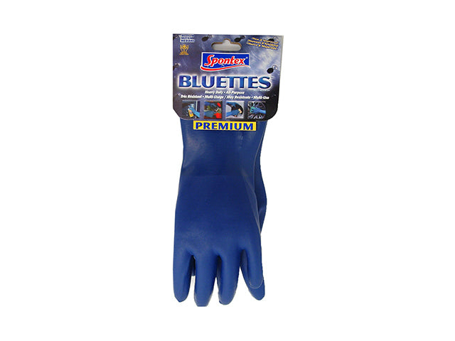 Spontex® 20005 Bluettes Premium Household Neoprene Glove, Blue, Extra Large