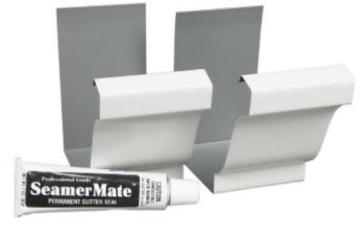 Amerimax 27008 Aluminum Seamer with Seamermate. White, 2-Pack