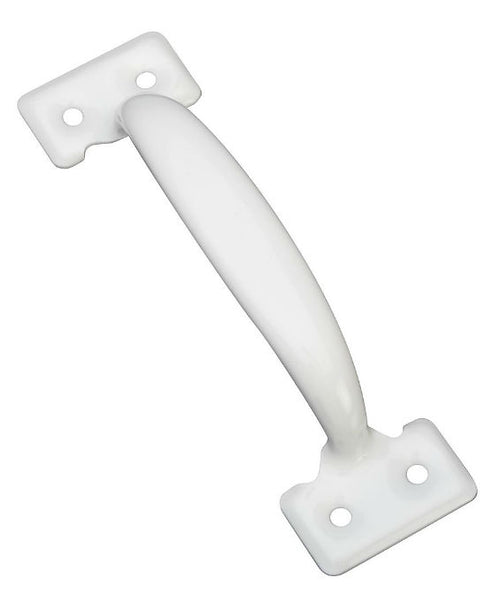 National Hardware® N248-427 Utility Pull with Screws, 5-1/2", White