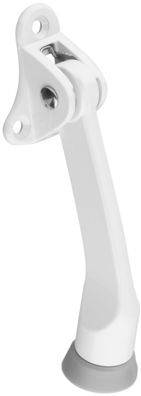 National Hardware® N248-435 Kick Down Door Stop, 4", White