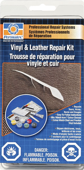 Deluxe Leather and Vinyl Repair Kit with Fabric and Upholstery