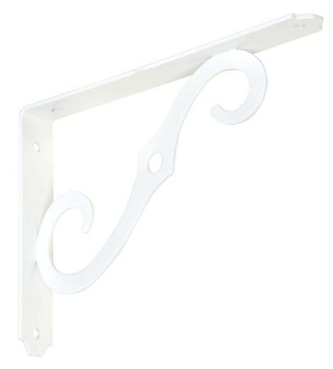 National Hardware® N229-419 Ornamental Bracket, 8" x 5-1/2", Antique White