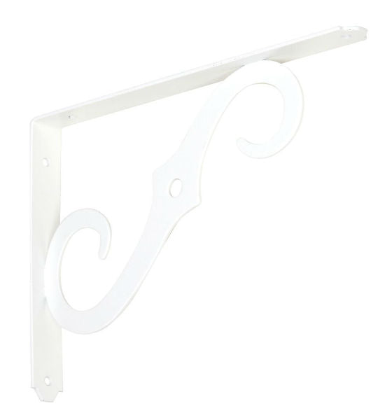 National Hardware® N229-443 Ornamental Bracket, 10" x 7", Antique White