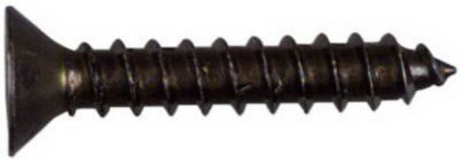 National Hardware® N224-386 Wood Screws, #12 x 1.25", Satin Black, 18-Pack