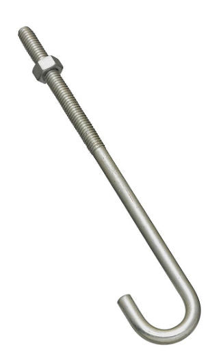 National Hardware® N232-934 Steel J-Bolt, 5/16" x 7", Zinc Plated