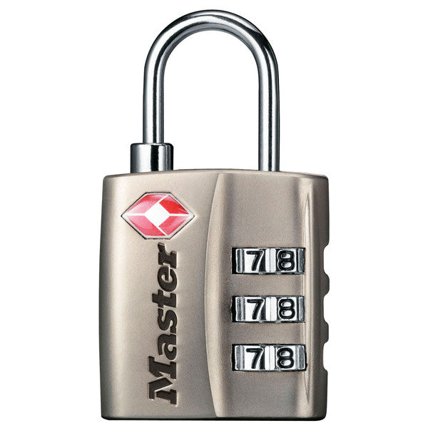 Master Lock 4680DNKL TSA Approved Luggage Lock, 1-3/16"