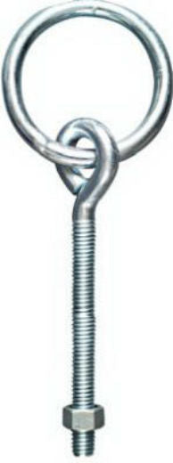 National Hardware® N220-632 Eye Bolt Hitching Ring, 3/8" x 5-1/8", Zinc