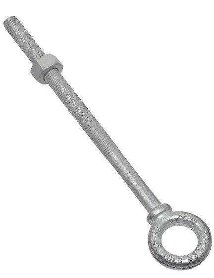 National Hardware® N245-175 Forged Eye Bolt, 1/2" x 8", Galvanized