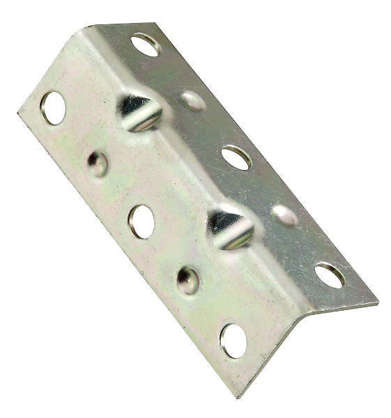 National Hardware® N220-061 Corner Braces, 2.5" x 3/4", Zinc, 4-Pack