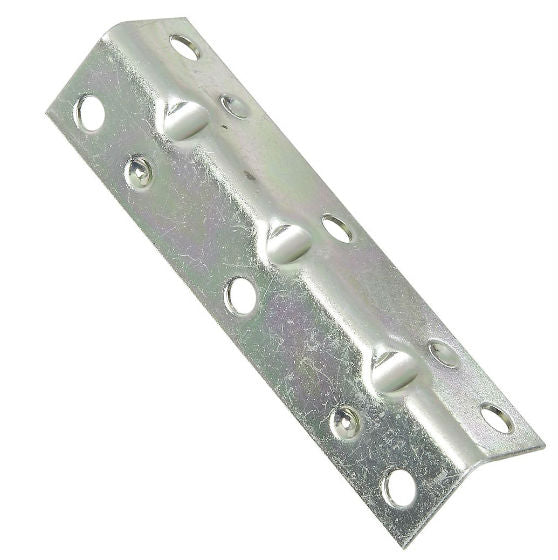 National Hardware® N220-079 Corner Braces, 3-1/2" x 3/4", Zinc, 4-Pack