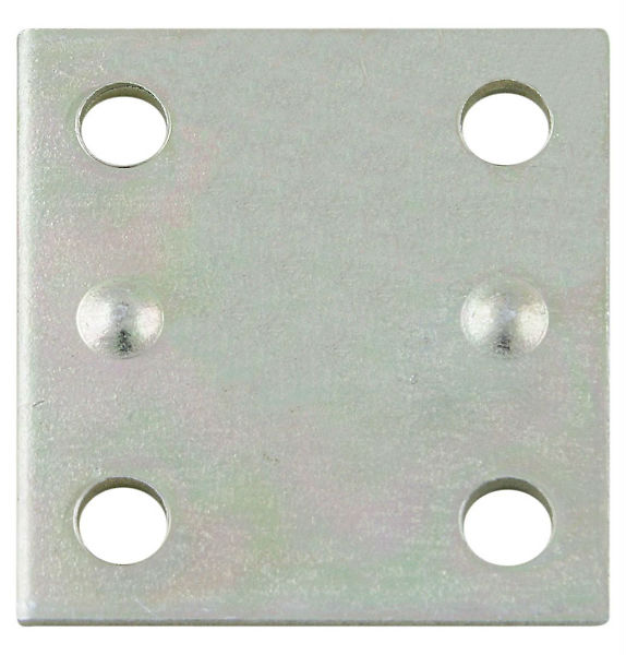 National Hardware® N220-087 Mending Plates, 1-1/2" x 1-3/8", Zinc, 4-Pack