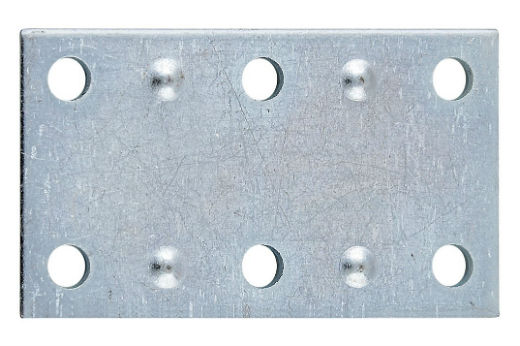 National Hardware® N220-103 Mending Plates, 2-1/2" x 1-3/8", Zinc, 4-Pack