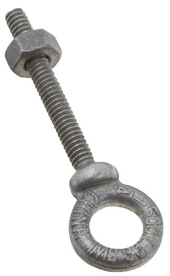 National Hardware® N245-076 Forged Eye Bolt, 1/4" x 2", Galvanized