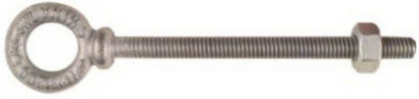 National Hardware® N245-134 Forged Eye Bolt, 3/8" x 4-1/2", Galvanized