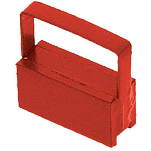 Master Magnetics 07213 Powerful Handle Magnet, 2" x 0.75 x 2", Red