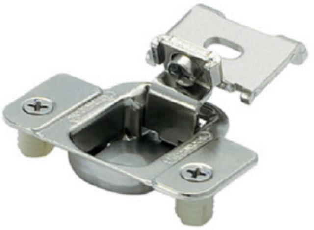 Amerock BP2811J2314 Framed Concealed Hinge, 1/2", Nickel Finish