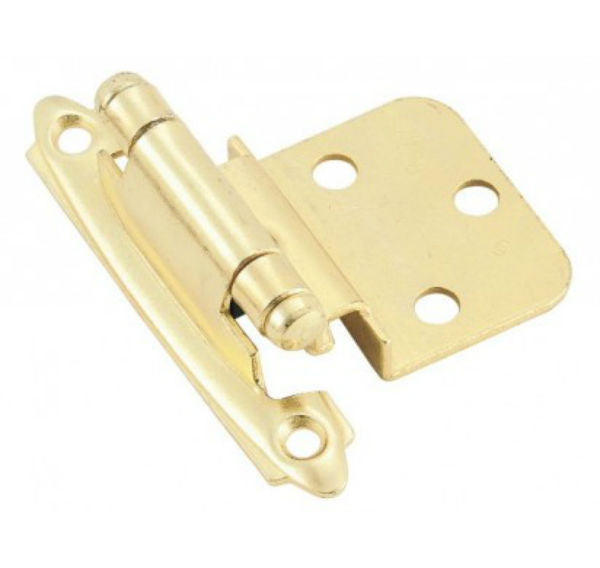 Amerock BP34283 Self Closing Hinge, 3/8", Polished Brass