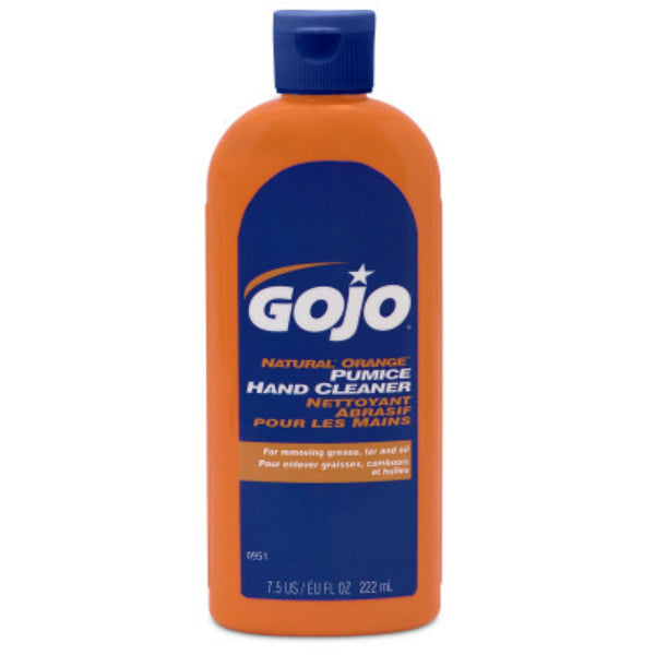 Gojo 0951-15 Natural Orange Pumice Hand Cleaner, 7.5 Oz