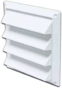 Lambro 604W Air Intake Vent 4", White