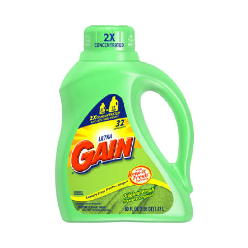 Gain 12784 2X-Liquid Detergent, 50 Oz, Original Fresh Scent
