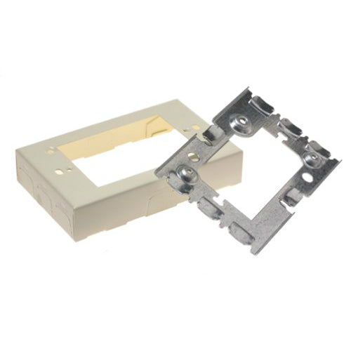 Wiremold® B-5 Metal Raceway Outlet Extension Box, Ivory
