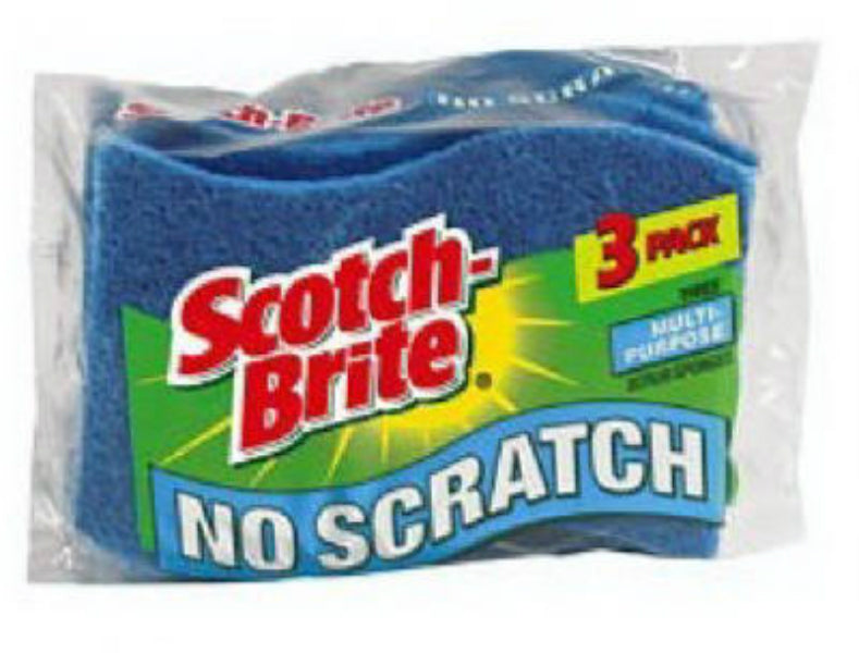 Scotch-Brite MP-3 Multi-Purpose No Scratch Scrubbing Sponge, 3-Pack